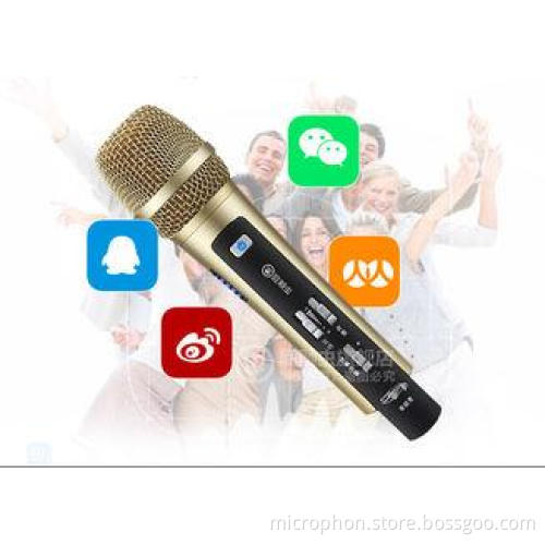 Auto FM wireless microphone recording video to share in soc